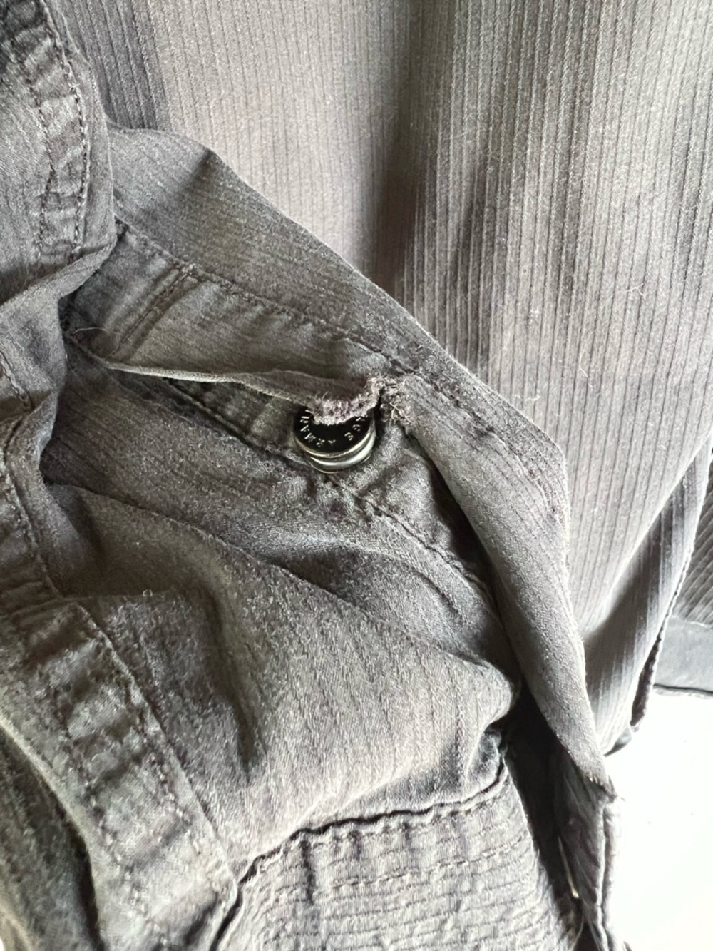 Armani Exchange Black Casual Button Down Shirt - Picture 4 of 5